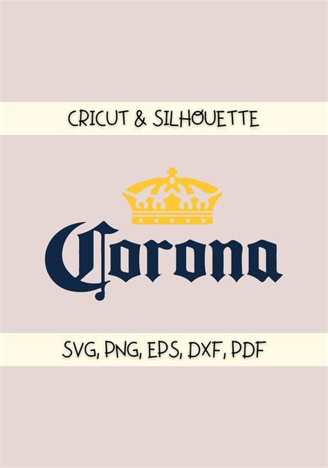 Corona Beer Logo Svg Immediate Svg Png Pdf Eps Dxf File | Etsy