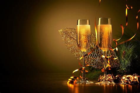 Christmas toast, champagne, merry christmas, toast, beautiful, nice ...