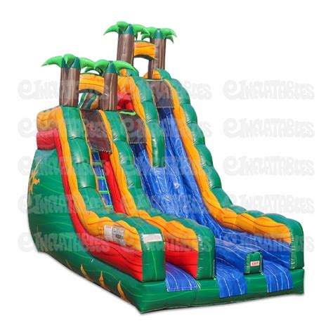 20 Tropical Ice Slide Only - eInflatables