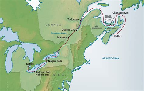 St Lawrence River Map Usa