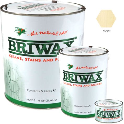 Briwax Clear Wood Wax Polish/Restorer