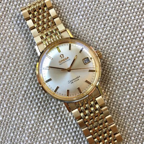 Vintage Omega Seamaster De Ville Date 6292 Gold Filled Automatic Wrist ...