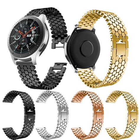 Luxury Metal Strap For Samsung Galaxy Watch (46mm) Replacement Bands ...