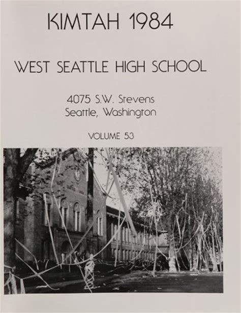 Explore 1984 West Seattle High School Yearbook, Seattle WA - Classmates