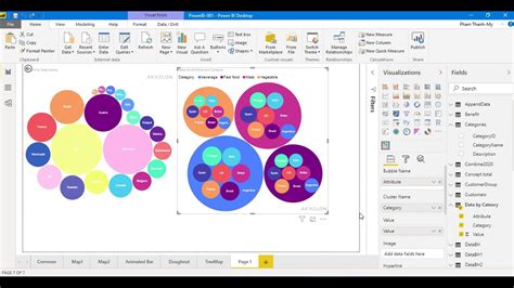 Power Bi Map Bubble Chart