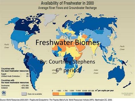 Aquatic Biomes Chart