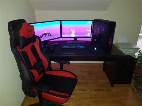 My dual 4k monitor setup : r/battlestations