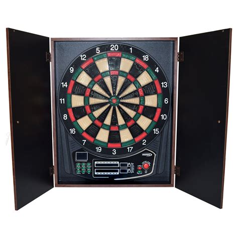 Halex Omega Electronic Dart Board and Cabinet Set - Dart Boards at ...