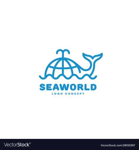 Seaworld logo Royalty Free Vector Image - VectorStock