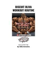 Biscuit Oliva Workout Routine: Full Body Calisthenics & Circuit ...