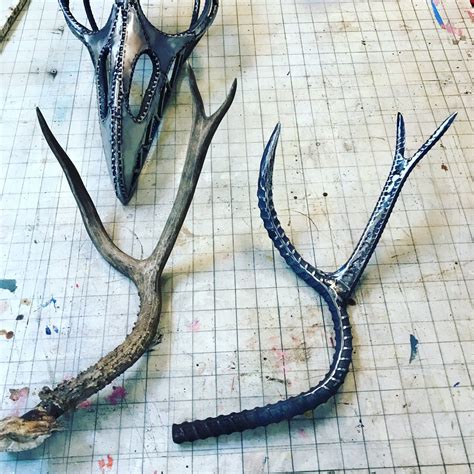 Rebar Antlers — Brandon Stieg Designs | Welding art projects, Welding ...