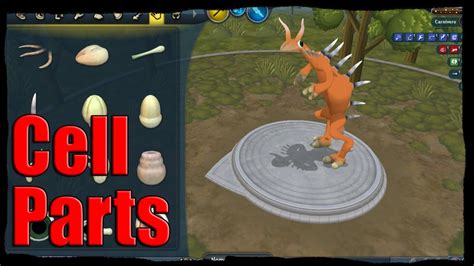 Spore - Mod Cell Parts in Creature Editor - YouTube