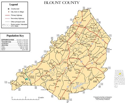 Maps of Blount County