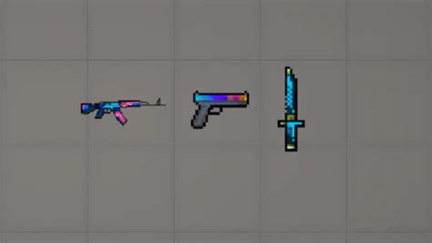 Melon Playground Weapon - Colorful Guns Mods - Mods for Melon ...