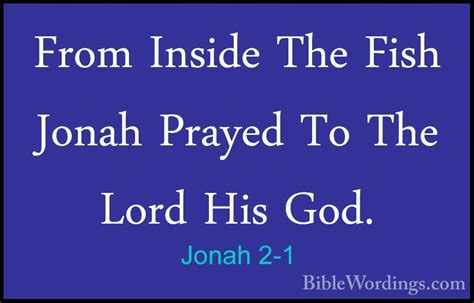 Jonah 2 - Holy Bible English - BibleWordings.com