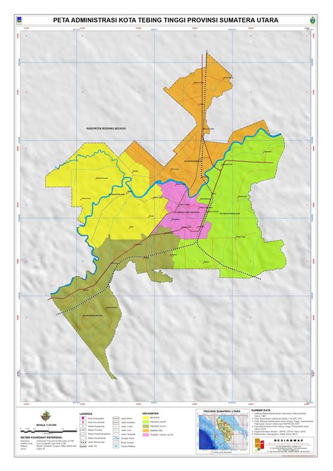 Peta Kota: Peta Kota Tebing Tinggi
