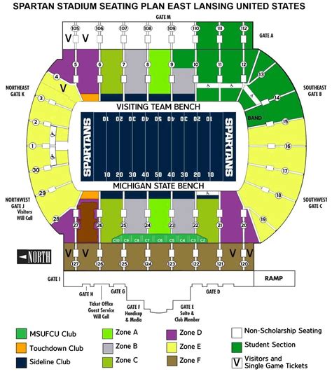 Spartan Stadium Seating Chart, Parking Map, Ticket Price, Booking