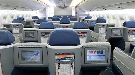 Delta Air Lines Boeing 767 Business Class Brussels to New York