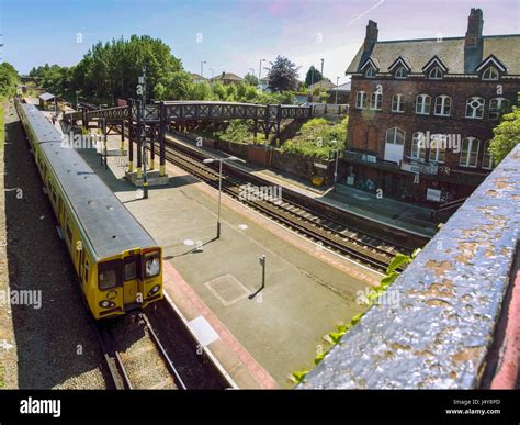 Merseyrail stations. Hunts Cross Stock Photo - Alamy