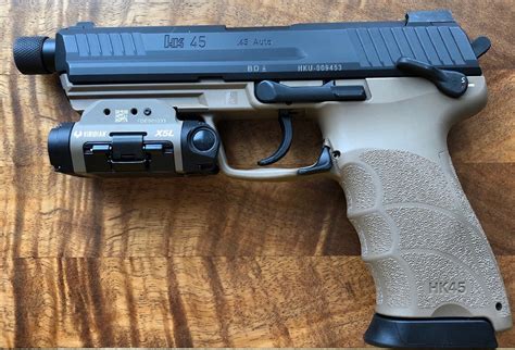 HK45 Tactical : Best Fitting Light/Laser Combo