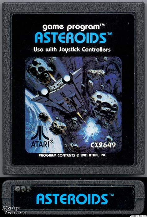 Asteroids Atari 2600 circa 1981 http://www.virtualphonenumbershop.com ...