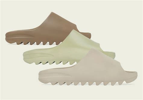 adidas Yeezy Slides Pure / Core / Resin Release Date | SneakerNews.com