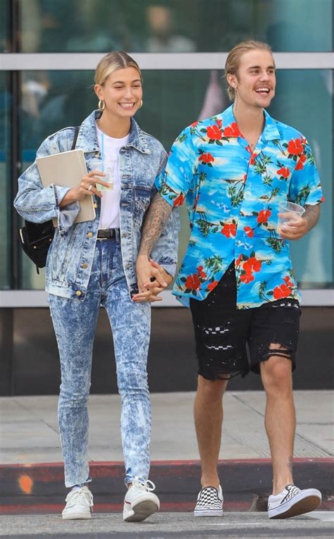 Fun and Floral from Justin Bieber and Hailey Baldwin's Cutest Pics | E ...