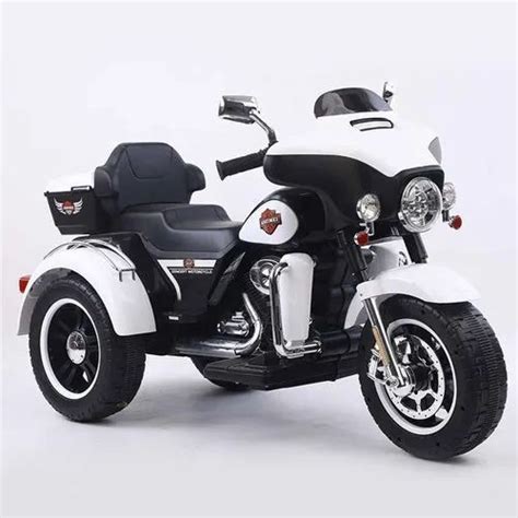 1 White Battery Operated Harley Davidson Kids Bike at Rs 9800 in Agra