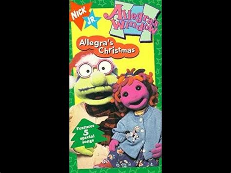 Opening & Closing to Allegra's Window: Allegra's Christmas 1996 VHS ...