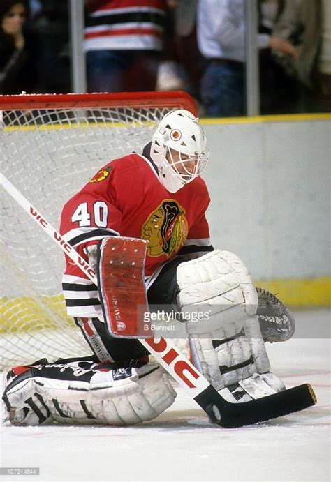 goalie-darren-pang-of-the-chicago-blackhawks-makes-the-save-during-an ...