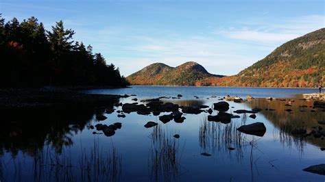 Jordan Pond a special fall experience at Acadia National Park