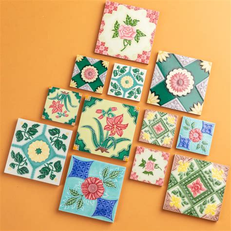 Tile Design, Pattern Design, Decorative Wall Tiles, Easy Diy Art, Clay ...