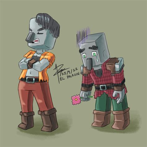 minecraft illagers sketches by Elpaladin on Newgrounds