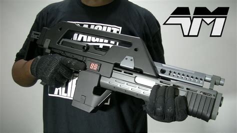 SNOW WOLF M41A PULSE RIFLE / ALIENS / Airsoft Unboxing Review / Black ...