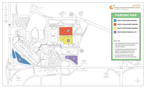 Orange County Convention Center - Parking Map - Page 1 - Created with ...