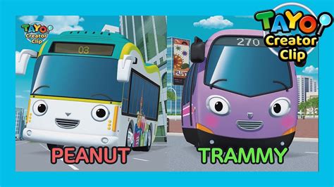 Tayo Episode Clip l Meet new friends, Peanut and Trammy! l Tayo the ...