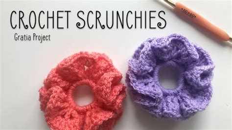 Crochet Scrunchies Tutorial - YouTube