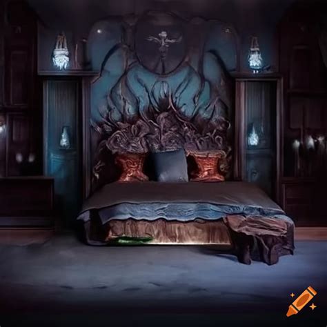 Dragon themed bedroom suite on Craiyon