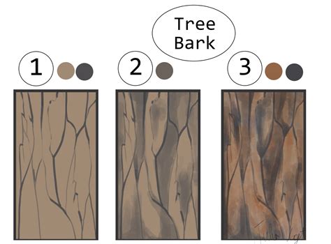 Tree Bark Drawing