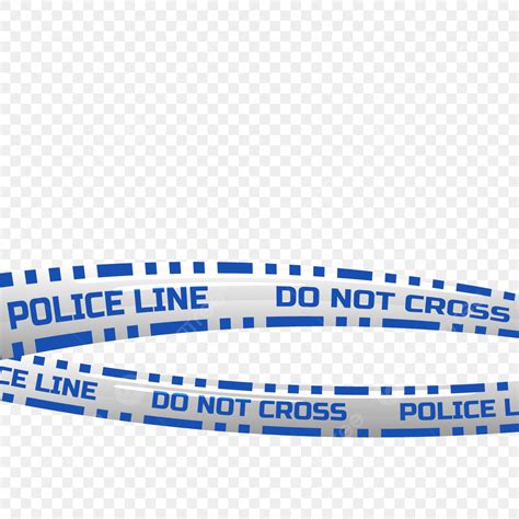 Police Tape Vector Design Images, Blue And White Police Line Tape ...