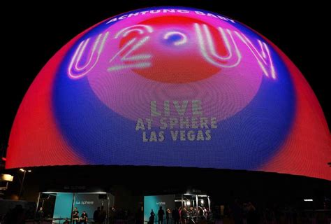 U2 Concert Uses Stunning Visuals to Open Massive Sphere Venue in Las Vegas