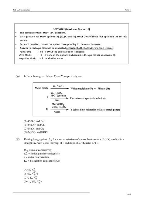 JEE Advanced 2023 Question Paper (PDF) - Download Here - AglaSem Admission