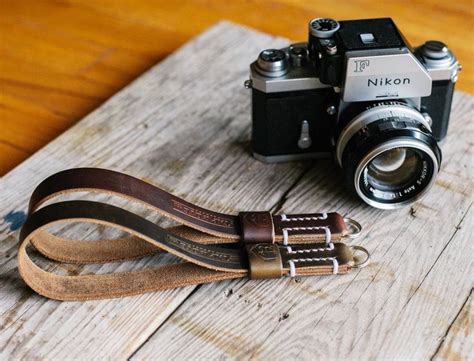 L E G A C Y leather camera wrist strap - Horween Chromexcel | Hand ...