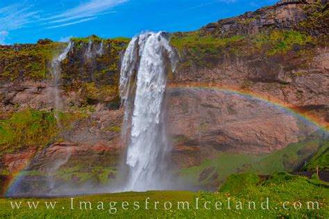 Seljalandsfoss Rainbow 1 | South Iceland | Images from Texas