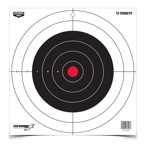 Eze-Scorer™12 Inch Bull's-Eye Target, 13 Targets - Birchwood Casey