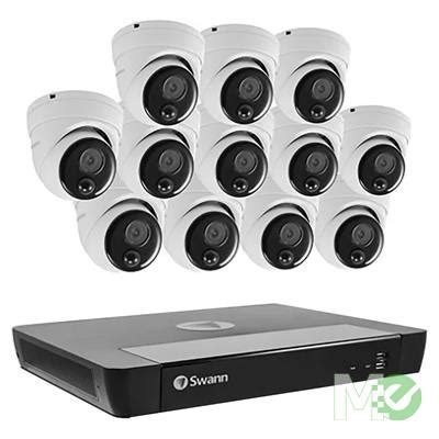 Swann NVR-8580 4K 16 Channel NVR Security System Kit w/ 12x NHD-888MSD ...