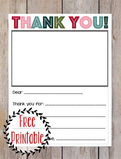 Printable Thank You Notes