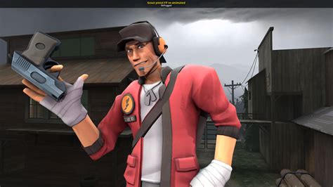 Scout pistol FP re-animated [Team Fortress 2] [Mods]