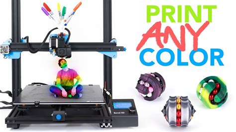 3D Printing Custom Colors with Markers?! - YouTube