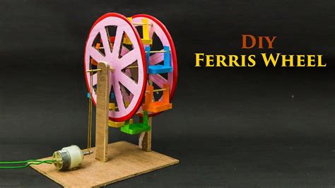 Ferris Wheel Powered By DC Motor | Craft activities for kids, Popsicle ...